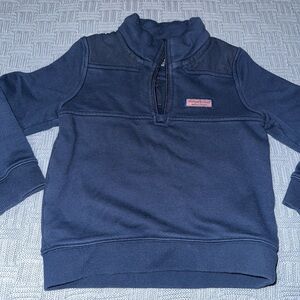 Vineyard Vines Boy’s Navy Quarter-Zip Pullover